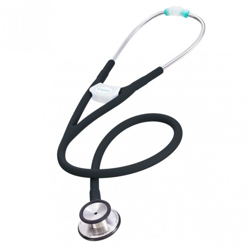 Stetoskop Dr. Famulus DR510 black Stetoskop następnej generacji - podwójne światło przewodu głowica internistyczna.