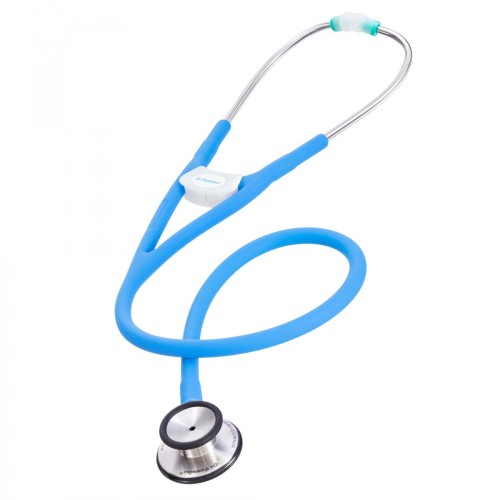 Stetoskop Dr. Famulus DR510 sky blue  Stetoskop następnej generacji - podwójne światło przewodu głowica internistyczna.