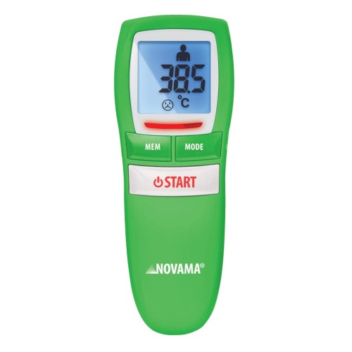NOVAMA Free Colors Fresh Green Termometr bezdotykowy mierzy w 1 sekundę z 3 cm z 3 letnią gwarancją
