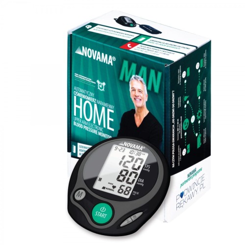 NOVAMA Home Man Ciśnieniomierz naramienny z ESH i IHB
