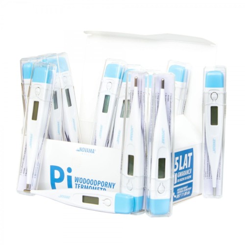NOVAMA White Pi -12 sztuk Wodoodporny termometr cyfrowy
