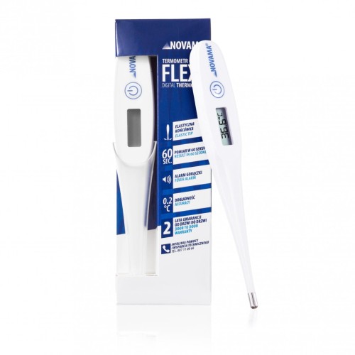 NOVAMA FLEXO Termometr elektroniczny nowej generacji z elastycznąkońcówką