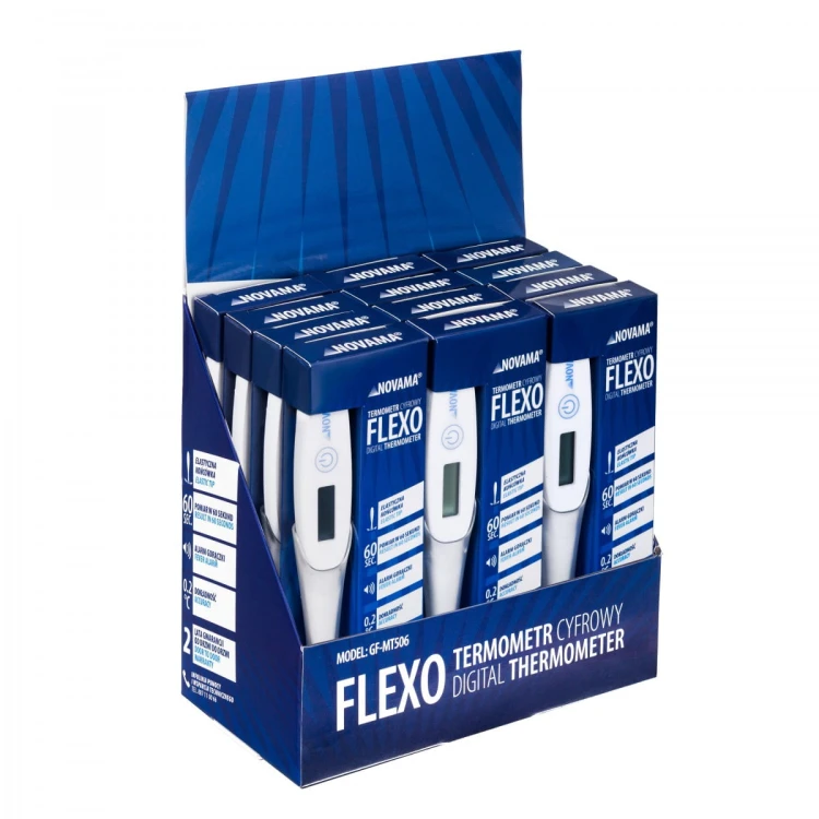 NOVAMA FLEXO Termometr elektroniczny nowej generacji z elastycznąkońcówką