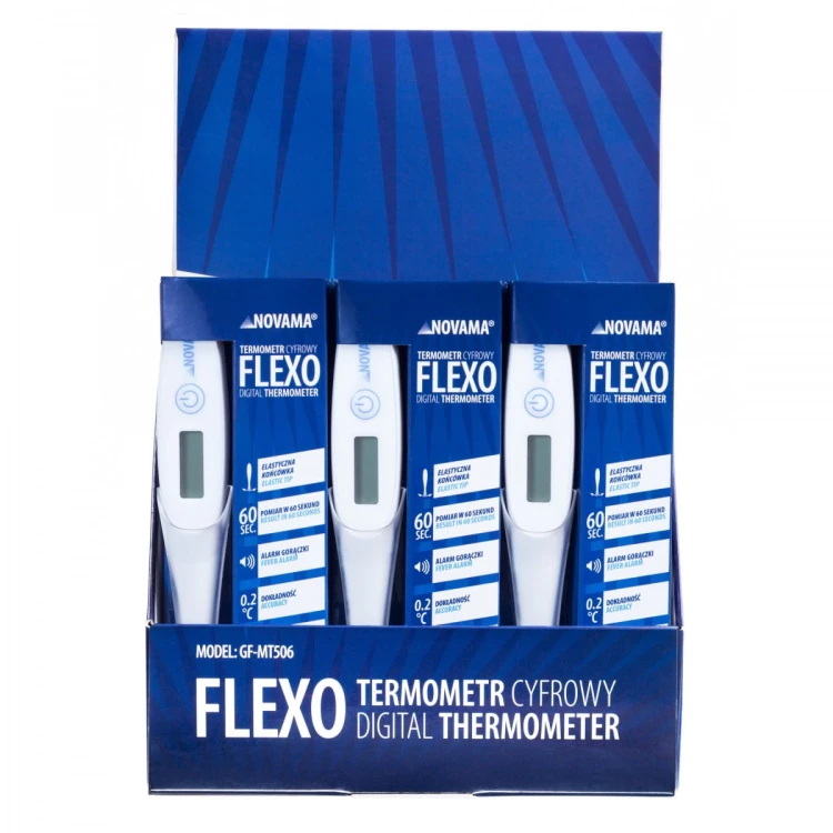 NOVAMA FLEXO Termometr elektroniczny nowej generacji z elastycznąkońcówką