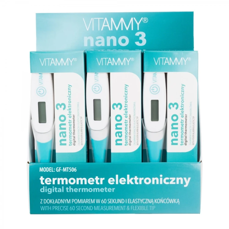 VITAMMY Nano 3 Termometr elektroniczny nowej generacji z elastycznąkońcówką