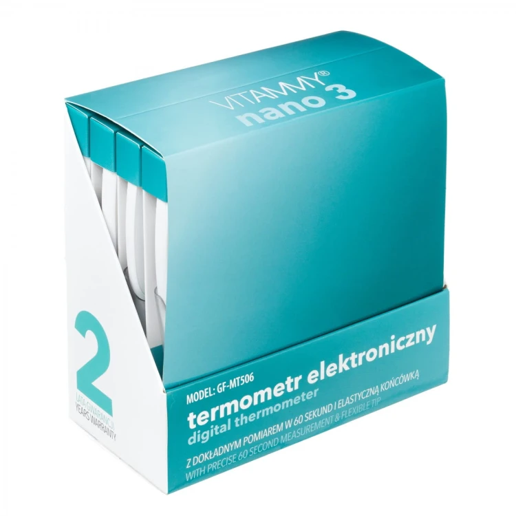 VITAMMY Nano 3 Termometr elektroniczny nowej generacji z elastycznąkońcówką