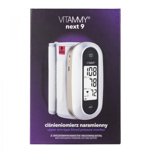 VITAMMY Next 9 Ciśnieniomierz naramienny ze zintegrowanym mankietem