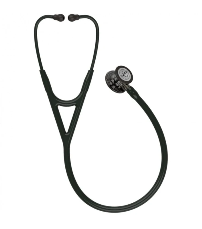 Stetoskop Littmann Cardiology IV 6204 Stetoskop kardiologiczny High Polish Smoke-Finish ,przewód i lira czarny,trzon szampański