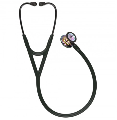 Stetoskop Littmann Cardiology IV 6240 Stetoskop kardiologiczny High Polish RainbowFinish, przew.czarn,trzon smoke,lira smoke