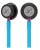 Stetoskop Littmann Classic III 5872 Stetoskop internistyczny Smoke, przewód turkusowy, lira - smoke, trzonek różowy