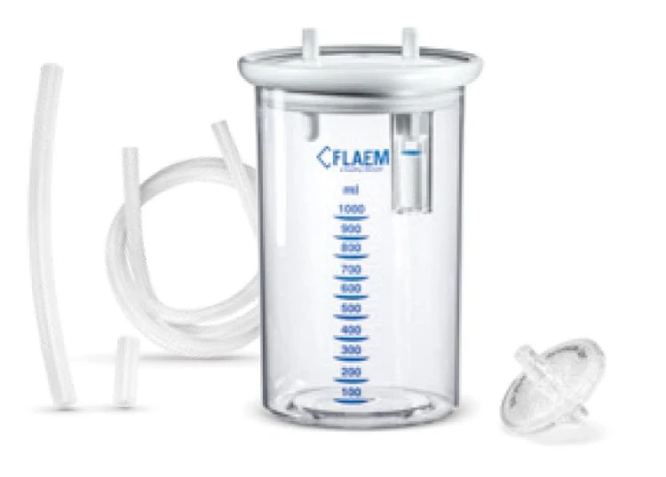 Zestaw akcesoriów do ssaków FLAEM (autoklawowalny pojemnik 1000ml, filtr i dren) Zestaw akcesoriów do ssaków FLAEM (autoklawowalny pojemnik 1000ml, fi