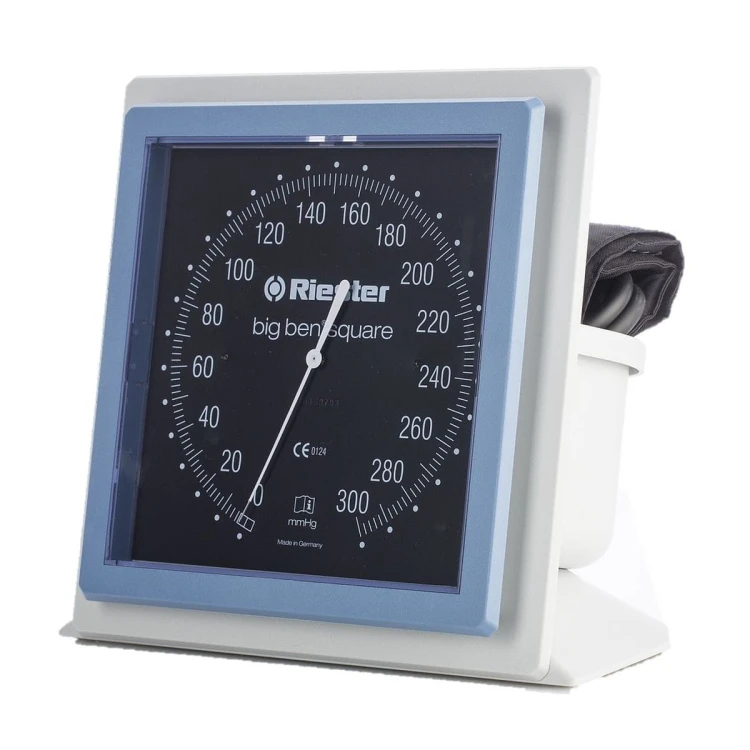 Riester Big Ben Duży lekarski ciśnieniomierz zegarowy, kwadratowy, biurkowy 1456