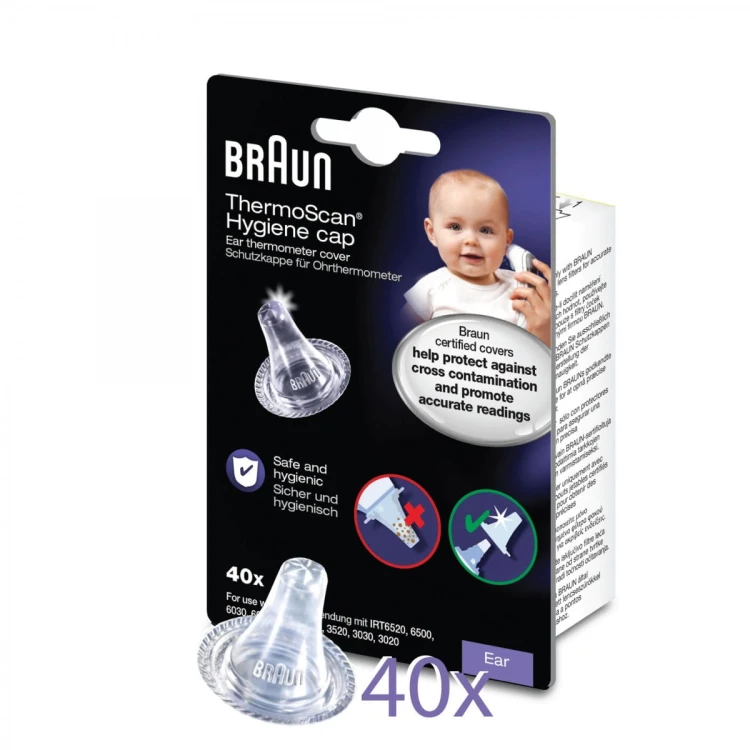 Kapturki do termometru Braun LF40 Kapturki jednorazowe do termometrów do ucha Braun
