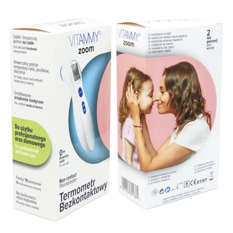 VITAMMY Zoom Termometr Elektroniczny Bezkontaktowy