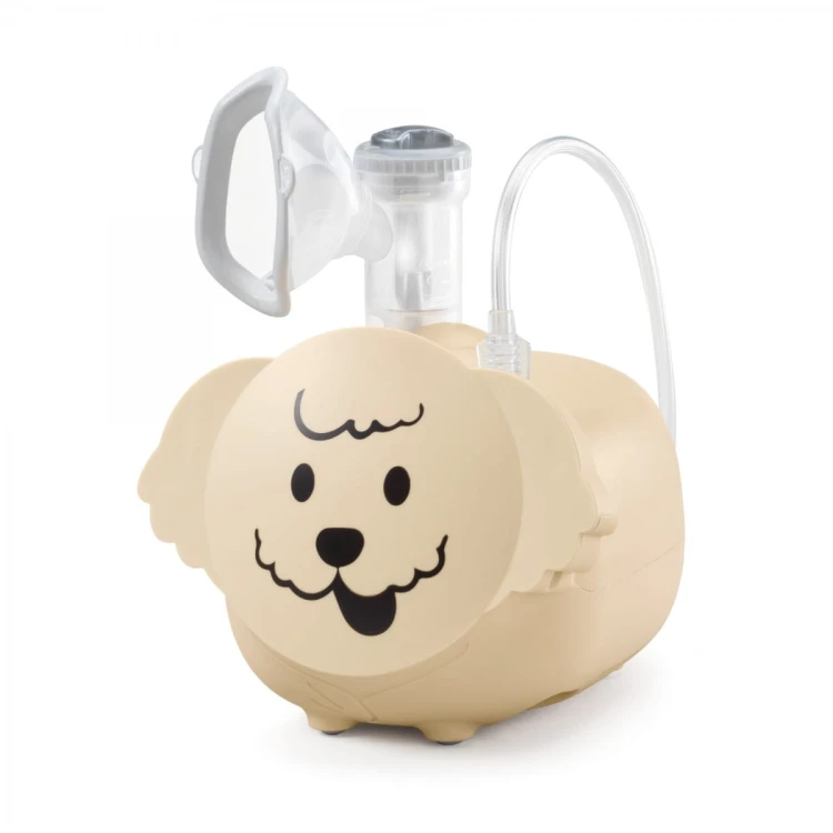 FLAEM Puppy Inhalator dla dzieci w kształcie pieska, certyfikowany