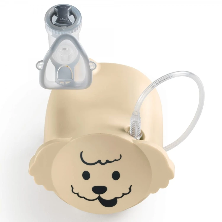 FLAEM Puppy Inhalator dla dzieci w kształcie pieska, certyfikowany