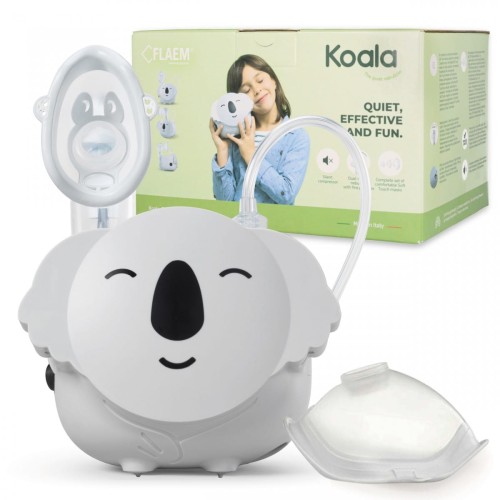 FLAEM Koala Inhalator Koala dla dzieci i niemowląt, cichy i certyfikowany