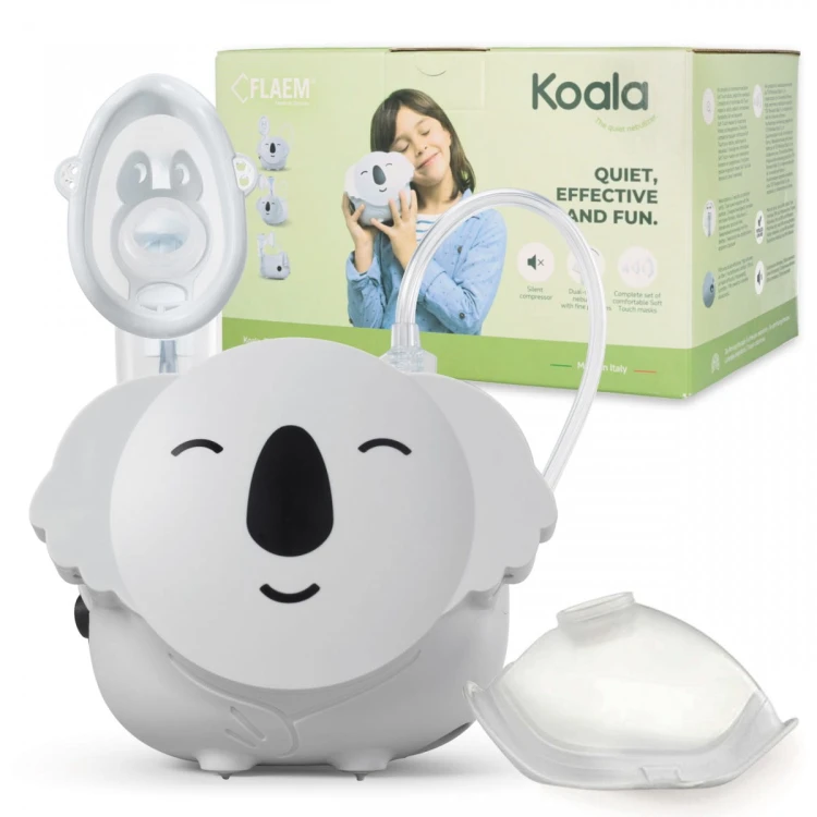 FLAEM Koala Inhalator Koala dla dzieci i niemowląt, cichy i certyfikowany