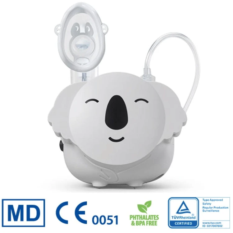 FLAEM Koala Inhalator Koala dla dzieci i niemowląt, cichy i certyfikowany