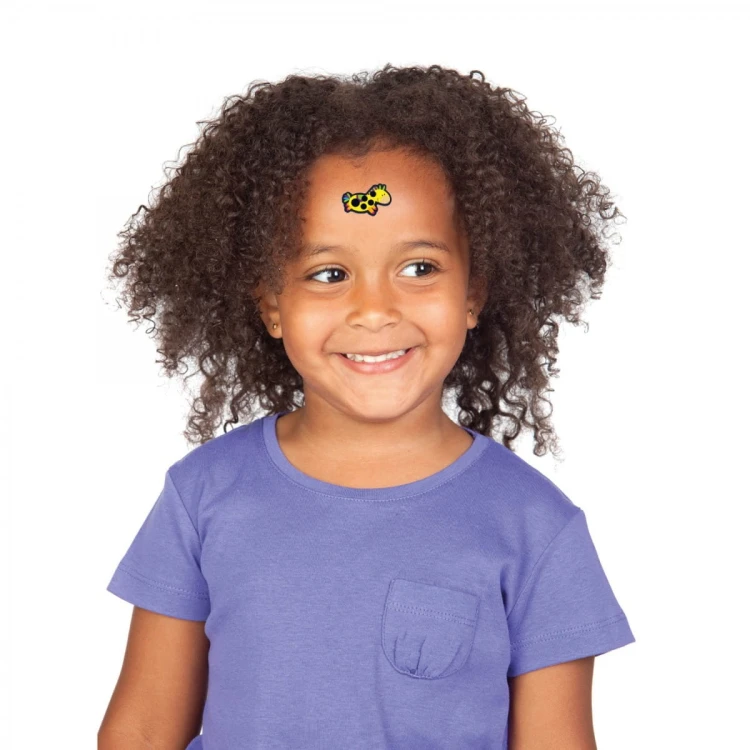 VITAMMY Thermo stickers  100 szt Naklejki termometrowe do ciągłego monitorowania gorączki i temperatury u dzieci - słoik 100 szt