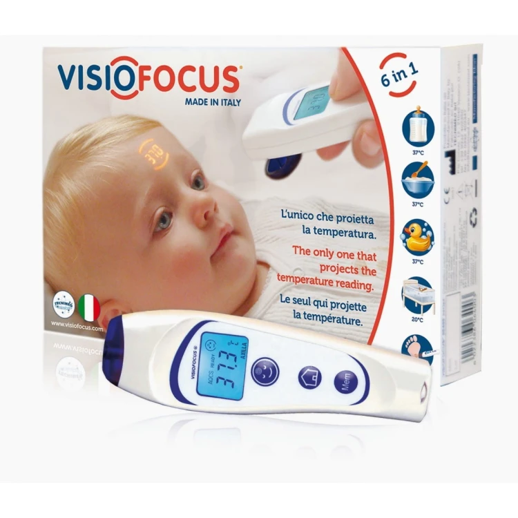 Tecnimed VISIOFOCUS 06400 z etui Termometr bezdotykowy na podczerwień