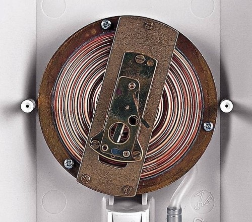 RIESTER BIG BEN Ciśnieniomierz zegarowy ścienny, kwadratowy, model 1465