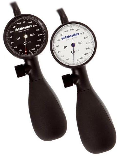 Riester R1 Shock - Proof-13 - 20 cm RIESTER 1250-154 do R1 Zegarowy ciśnieniomierz do karetki