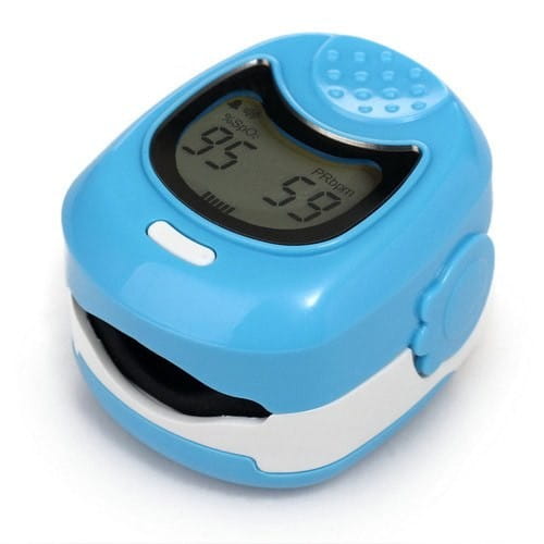 CONTEC CMS50QA niebieski Pulsoksymetr napalcowy pediatryczny