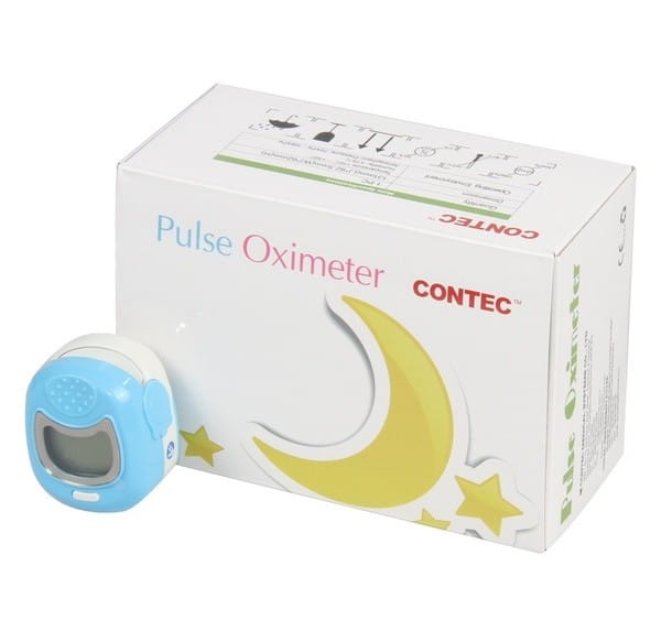 CONTEC CMS50QA niebieski Pulsoksymetr napalcowy pediatryczny