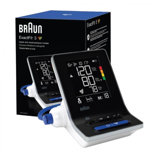 Braun ExactFit 3 BUA6150 Ciśnieniomierz naramienny. Łatwy w obsłudze, funkcjonalny.