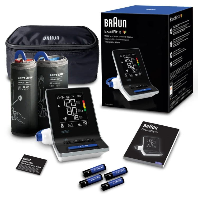 Braun ExactFit 3 BUA6150 Ciśnieniomierz naramienny. Łatwy w obsłudze, funkcjonalny.