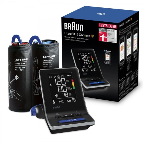 Ciśnieniomierz naramienny BRAUN ExactFit 5 Connect  BUA6350 Ciśnieniomierz naramienny BRAUN ExactFit 5 Connect  BUA6350