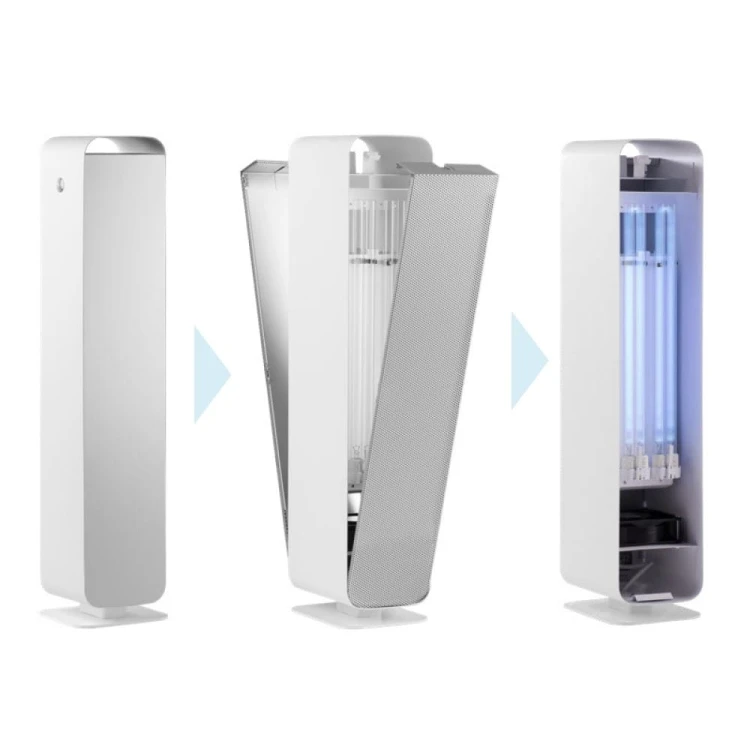 Lena Lighting Sterilon Flow 72W UV-C dwufunkcyjna Lampa do dezynfekcyji, antywirusowa, przepływowa, atestowana