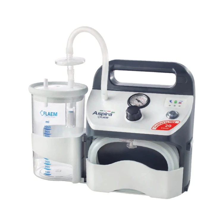 FLAEM Aspira GO 20L Profesjonalny ssak medyczny zasilany bateryjnie
