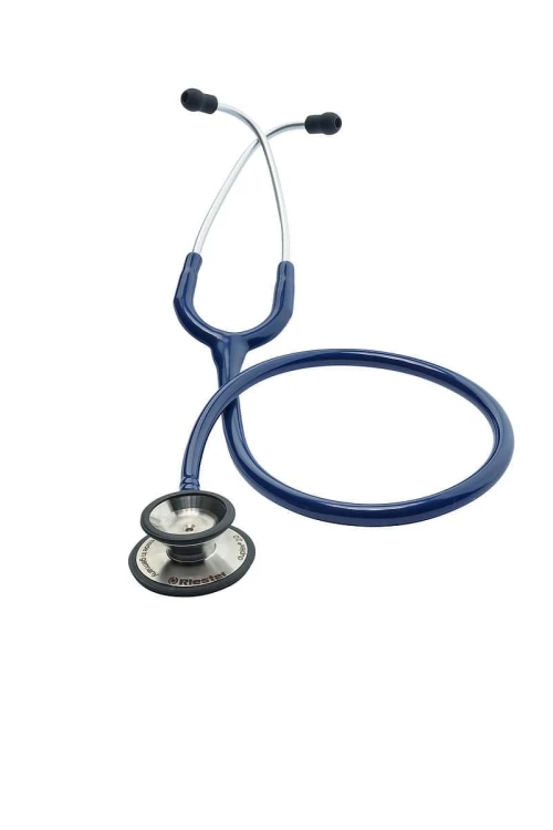 Riester  Duplex 2.0 z głowicą ze stali nierdzewnej-granatowy Stetoskop o dwustronnej głowicy posiadający doskonałe parametry odsłuchowe