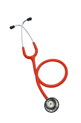 Riester  Duplex 2.0 z głowicą ze stali nierdzewnej-czerwony Stetoskop o dwustronnej głowicy posiadający doskonałe parametry odsłuchowe