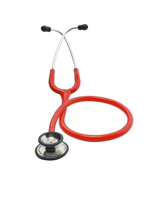 Riester  Duplex 2.0 z głowicą ze stali nierdzewnej-czerwony Stetoskop o dwustronnej głowicy posiadający doskonałe parametry odsłuchowe