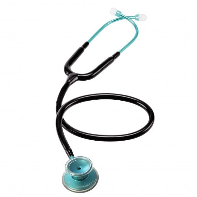 MDF 747XP  Deluxe Dual Head -Aqua - Black ( MDF 11) Stetoskop internistyczny