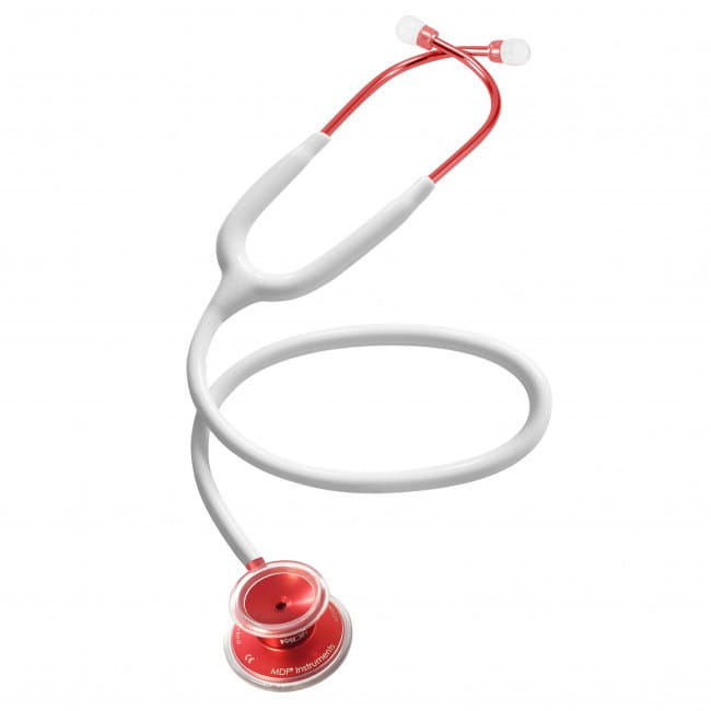 MDF 747XP  Deluxe Dual Head -Red - White (MDF29) Stetoskop internistyczny