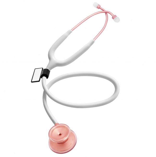 MDF 747XP  Deluxe Dual Head -Rose Gold - White (MDF29) Stetoskop internistyczny
