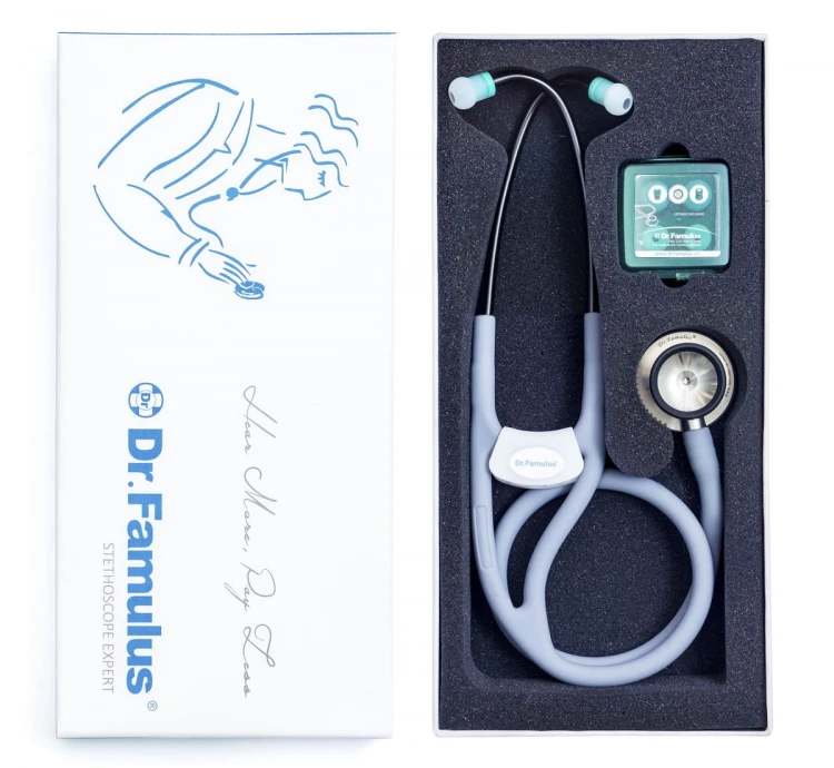 Dr. Famulus DR 520 D-fioletowy Stetoskop następnej generacji, Strojenie Fine Tune, Internistyczny, Kardiologiczny