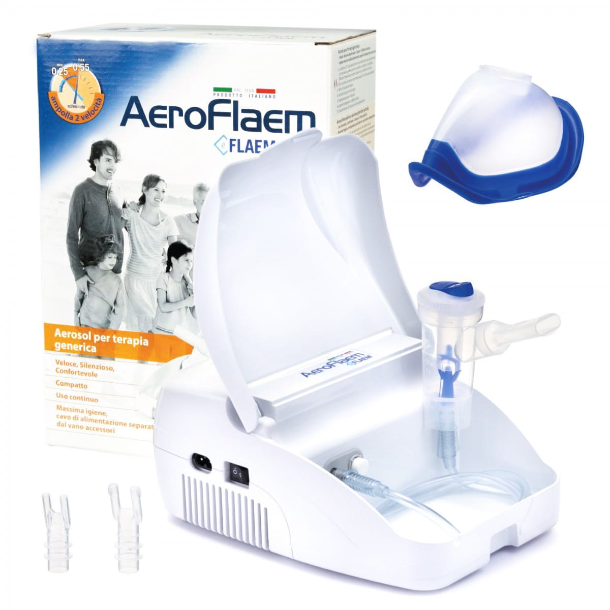 Inhalator tłokowy FLAEM Aeroflaem Inhalator pneumatyczny tłokowy