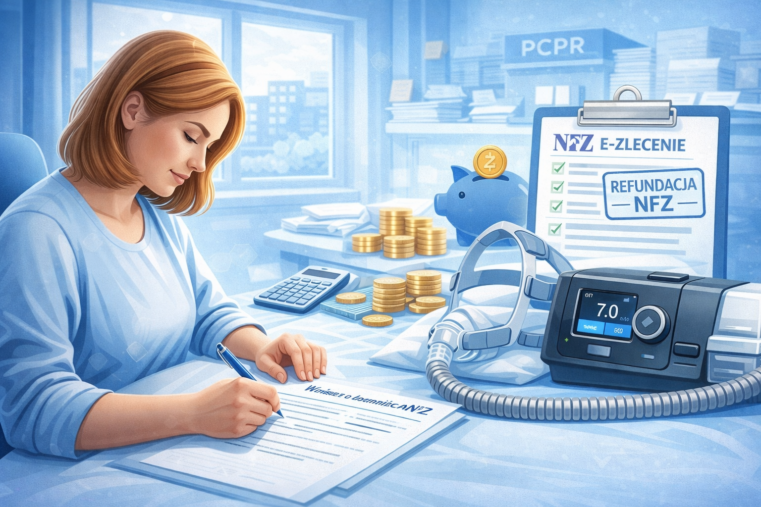 Ile kosztuje aparat CPAP w 2026? NFZ, PCPR i realne dopłaty | Medikop