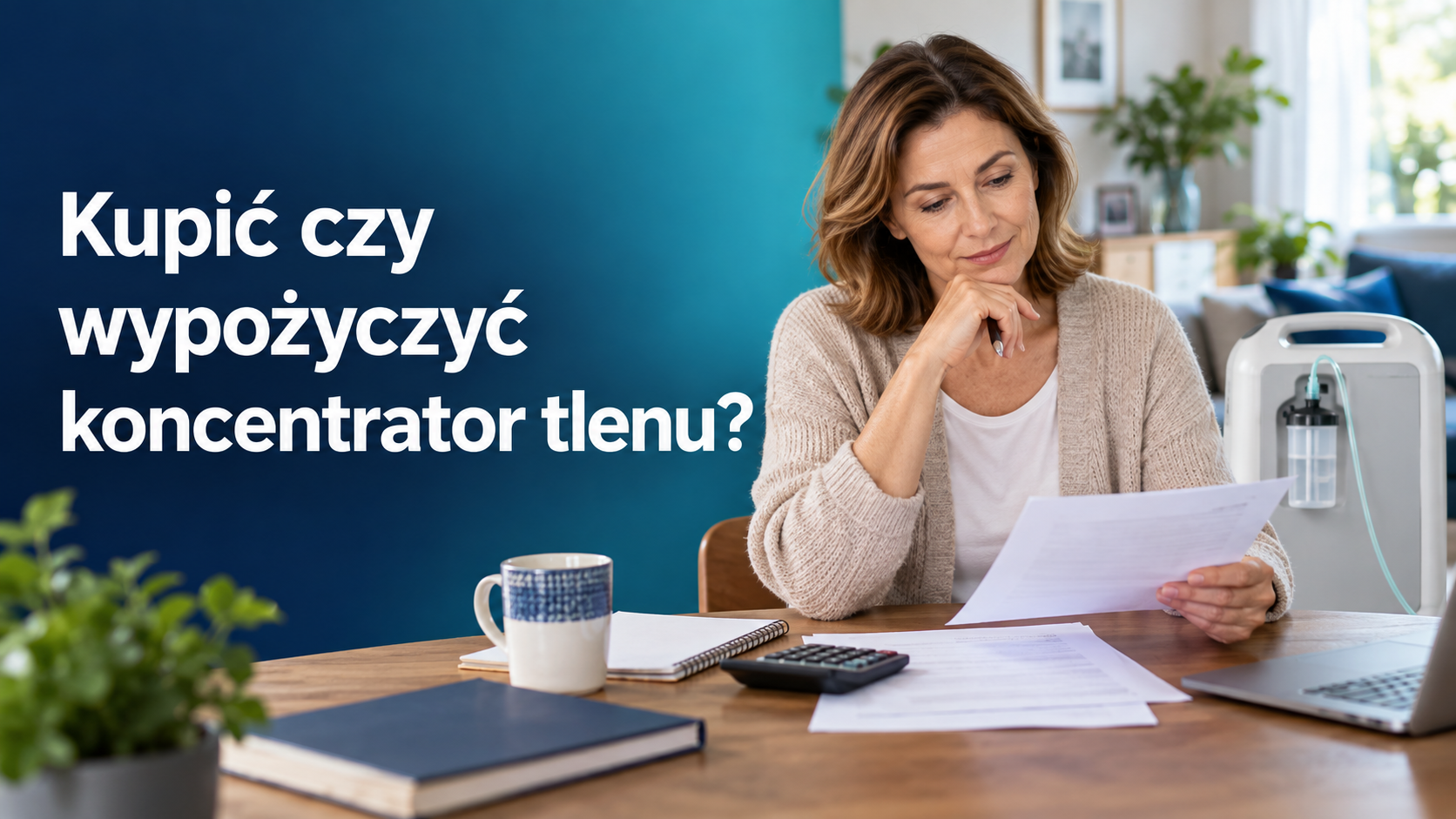 Kupić czy wypożyczyć? Rachunek ekonomiczny i medyczny domowej terapii tlenowej
